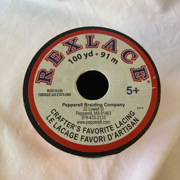 Rexlace Crafters Favorite Lacing Roll Orange 100 Yards - Picture 3 of 4